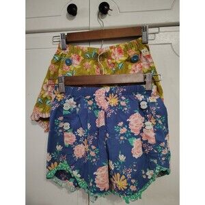 Wildflowers Clothing Girls Ruffles Paperbag Shorts Size 10 Lot Of 2